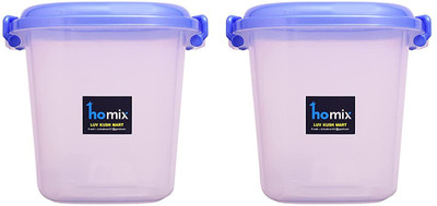 Homix Plastic Utility Container  - 15 L(Pack of 2, Blue)