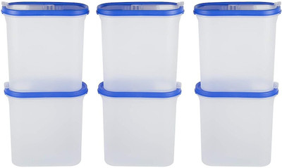 Cutting EDGE Plastic Grocery Container  - 1800 ml(Pack of 6, Blue)