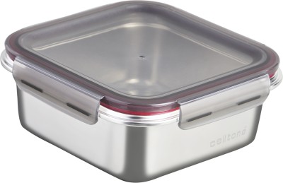 Celltone Stainless Steel, Plastic Fridge Container  - 1500 ml(Silver)