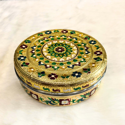 NAVRANG Steel Utility Container  - 1500 ml(Gold)