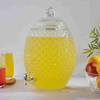 Sarsawal Glass Utility Container  - 10 L(Clear)