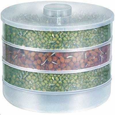 Zomex Plastic Sprout Maker  - 1000 ml(Clear)