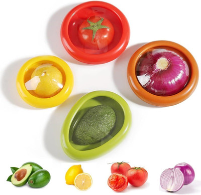 PIZIMOLU Plastic Utility Container  - 100 g(Pack of 4, Multicolor)