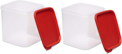 TUPPERWARE Plastic Utility Container  - 3.9 L(Pack of 2, Red)