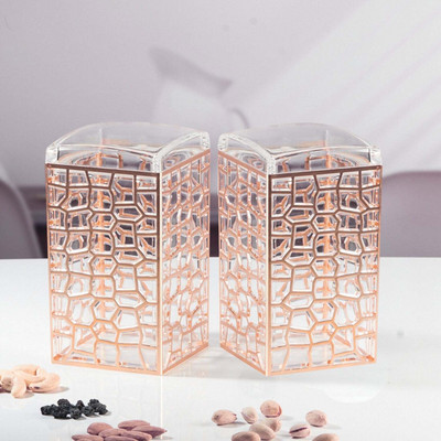 Kookee Plastic Grocery Container  - 1200 ml(Pack of 2, Transparent)