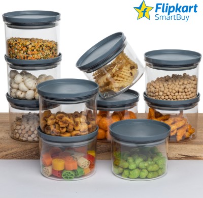 Flipkart SmartBuy Plastic Grocery Container  - 500 ml(Pack of 10, Grey)