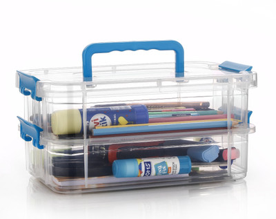 ROYALRYTE ENTERPRISE Plastic Grocery Container  - 2000 ml(Blue)