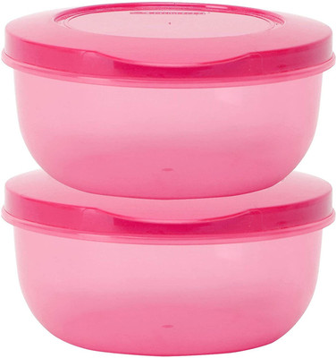 Cutting EDGE Plastic Grocery Container  - 400 ml(Pack of 2, Pink)