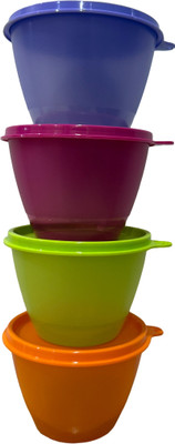 TUPPERWARE Plastic Utility Container  - 400 ml, 400 ml, 400 ml, 400 ml(Pack of 4, Multicolor)