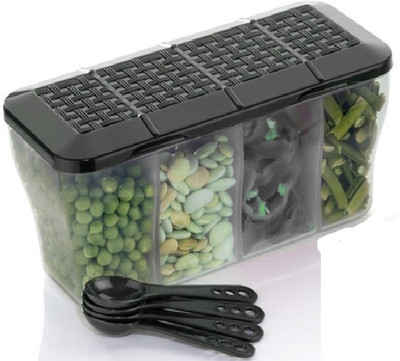 Sorath Plastic Grocery Container  - 2000 ml(Black)