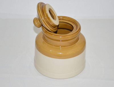 Pure Source India Ceramic Pickle Jar  - 300 ml(Multicolor)