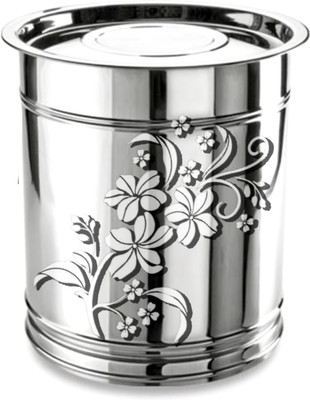 ROSTER Steel Grocery Container  - 30.5 L(Silver)