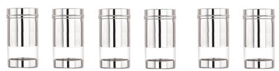 Tannu Craft Stainless Steel Utility Container  - 900 ml(Pack of 6, Silver)