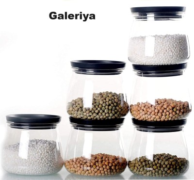 Galeriya Plastic Grocery Container  - 1000 ml(Black)