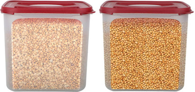 Cutting EDGE Plastic Utility Container  - 4.5 L(Pack of 2, Red)