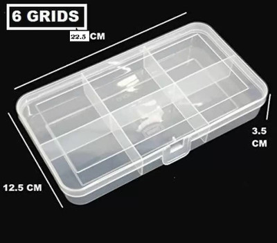 rushabh collections Plastic Utility Container  - 500 ml(Clear)
