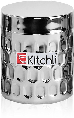 Kitchli Stainless Steel Utility Container  - 350 ml, 500 ml, 700 ml(Pack of 3, Silver)