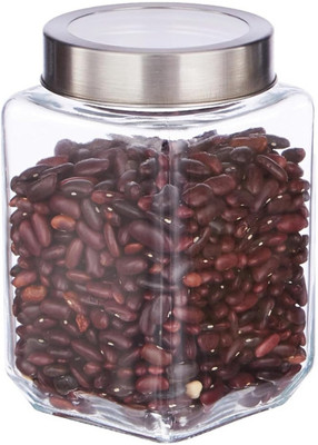 Glassbunny Glass Grocery Container  - 600 ml(Clear)