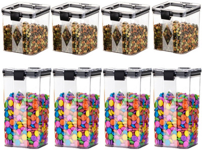 ITUSHA Plastic Grocery Container  - 500 ml(Pack of 2, Multicolor)