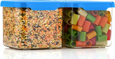 forsel Plastic Grocery Container  - 500 ml(Pack of 2, Blue)