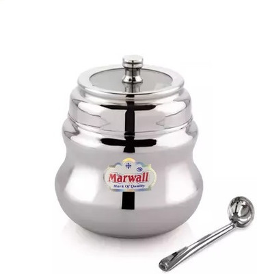 Marwall Steel Utility Container  - 400 ml(Silver)
