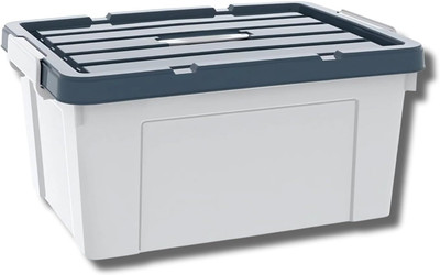 Ginoya Brothers Plastic Utility Container  - 11 kg(Grey, White)