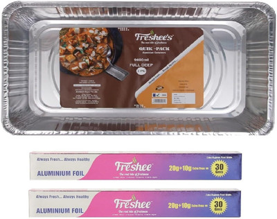 Freshee Aluminium Utility Container  - 9000 ml(Silver)