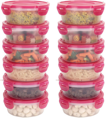 Cutting EDGE Polypropylene Utility Container  - 500 ml(Pack of 12, Pink)