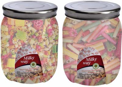 TruVeli Plastic Grocery Container  - 1000 ml(Pack of 2, Clear)