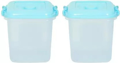 SIDDHESHWAR TRADING Plastic Grocery Container  - 10 L(Pack of 2, Blue)