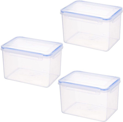 Aristo Plastic Utility Container  - 3350 ml(Pack of 3, Clear)
