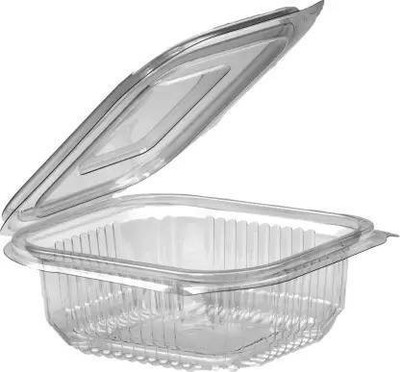 Inaara Plastic Utility Container  - 250 ml(Pack of 50, Clear)