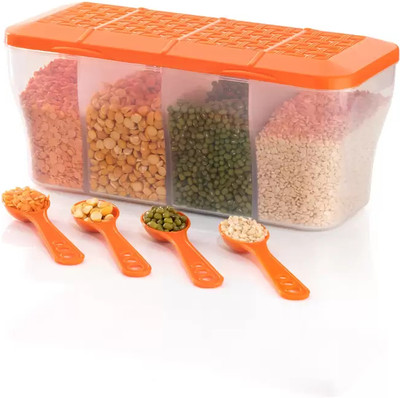 ksquare Plastic Utility Container  - 1500 ml(Orange)