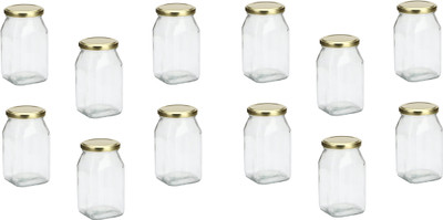 AFAST Glass Utility Container  - 250 ml(Pack of 12, Clear)