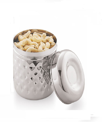 MUKTI STEEL Stainless Steel Grocery Container  - 1350 ml(Silver)