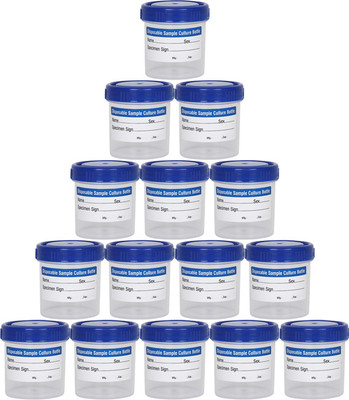 LISAMED Plastic Utility Container  - 30 ml(Pack of 500, Blue)
