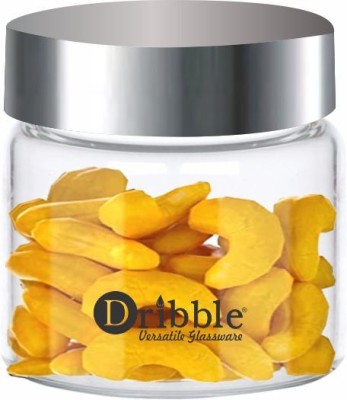 Dribble Glass Grocery Container  - 600 ml(Clear)