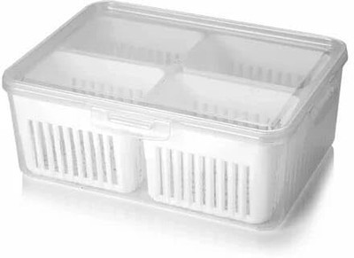 ZOMBULA Plastic Fridge Container  - 1 ml(Multicolor)