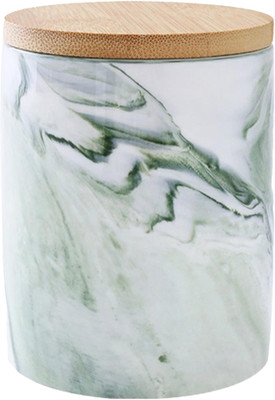 The Better Home Ceramic Tea Coffee & Sugar Container  - 400 ml(Green)