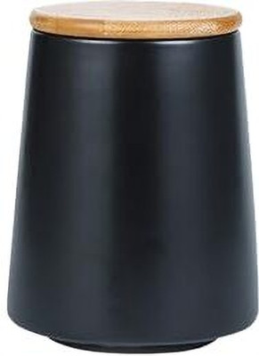 UMAI Ceramic Grocery Container  - 700 ml(Black)