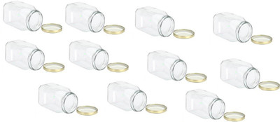 1st Time Glass Utility Container  - 400 ml(Pack of 11, Clear)