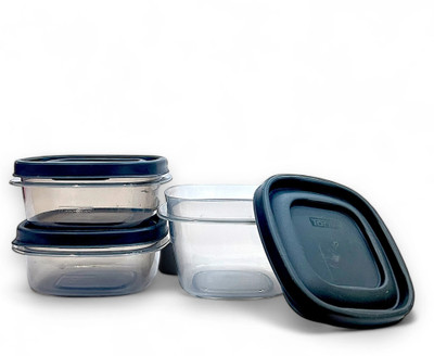 TORIVA Plastic, Polypropylene Utility Container  - 475 ml, 350 ml, 350 ml(Pack of 3, Grey)