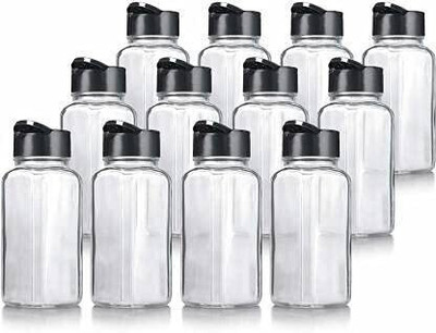 Hemtik Glass Grocery Container  - 120 ml(Pack of 12, Clear)