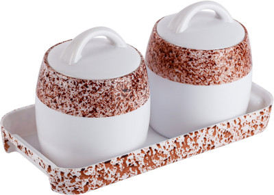 Flipkart SmartBuy Plastic Grocery Container  - 500 ml(Pack of 2, Brown)
