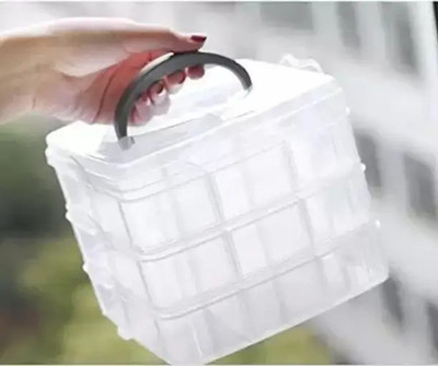 SJK Plastic Utility Container  - 200 g(Multicolor)