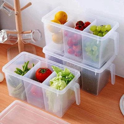 SKYLIO Plastic Utility Container  - 2500 ml(Pack of 2, Clear)