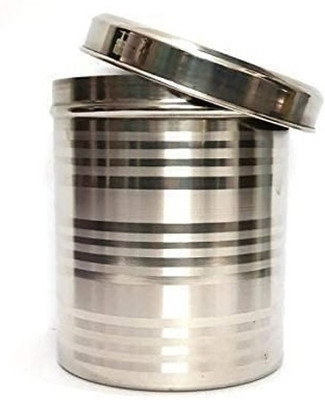 Tannu Craft Stainless Steel Grocery Container  - 10 L(Silver)