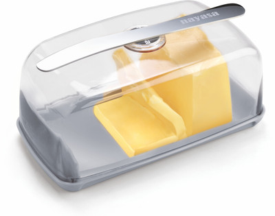 NAYASA Plastic Fridge Container  - 500 ml(Grey)