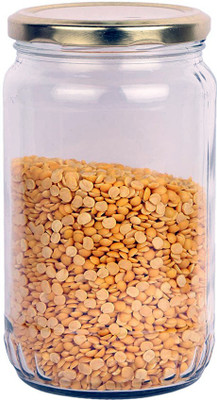 AFAST Glass Cookie Jar  - 1000 ml(Clear)