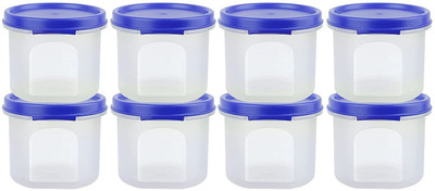 Cutting EDGE Plastic Grocery Container  - 250 ml(Pack of 8, Blue)